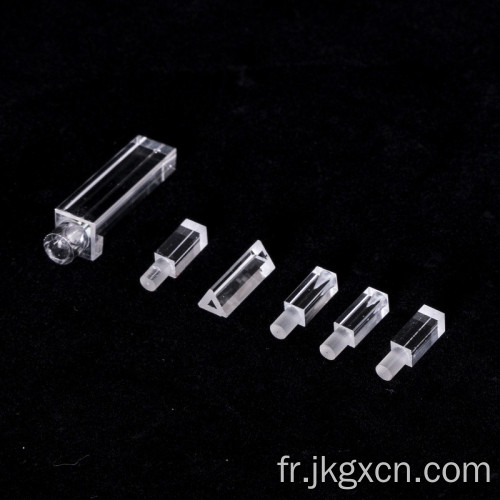 Cellule de flux de petite taille en quartz